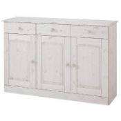 Rrp £230 3 Door 3 Drawer Sideboard