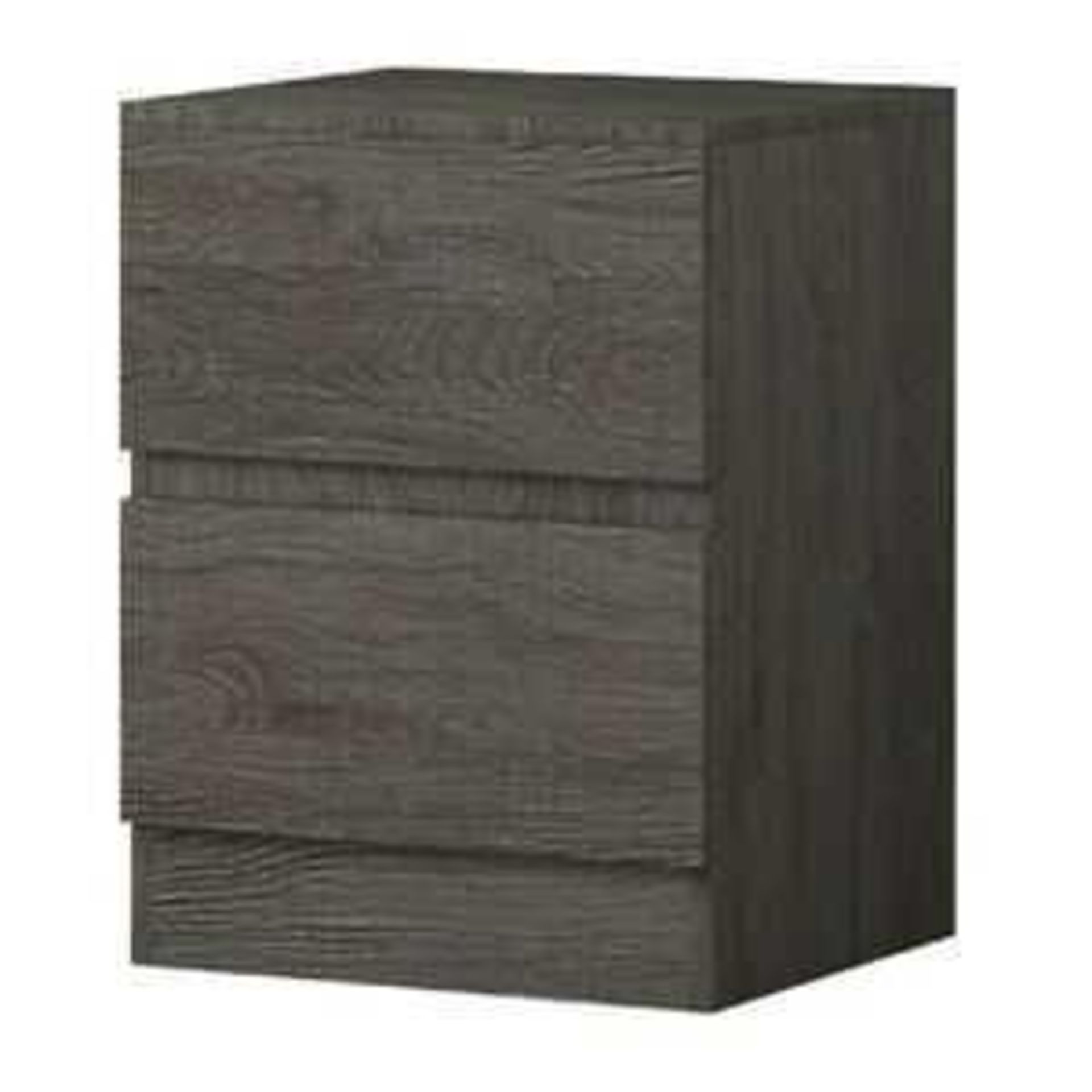 Rrp £60 2 Drawer Bedside Table