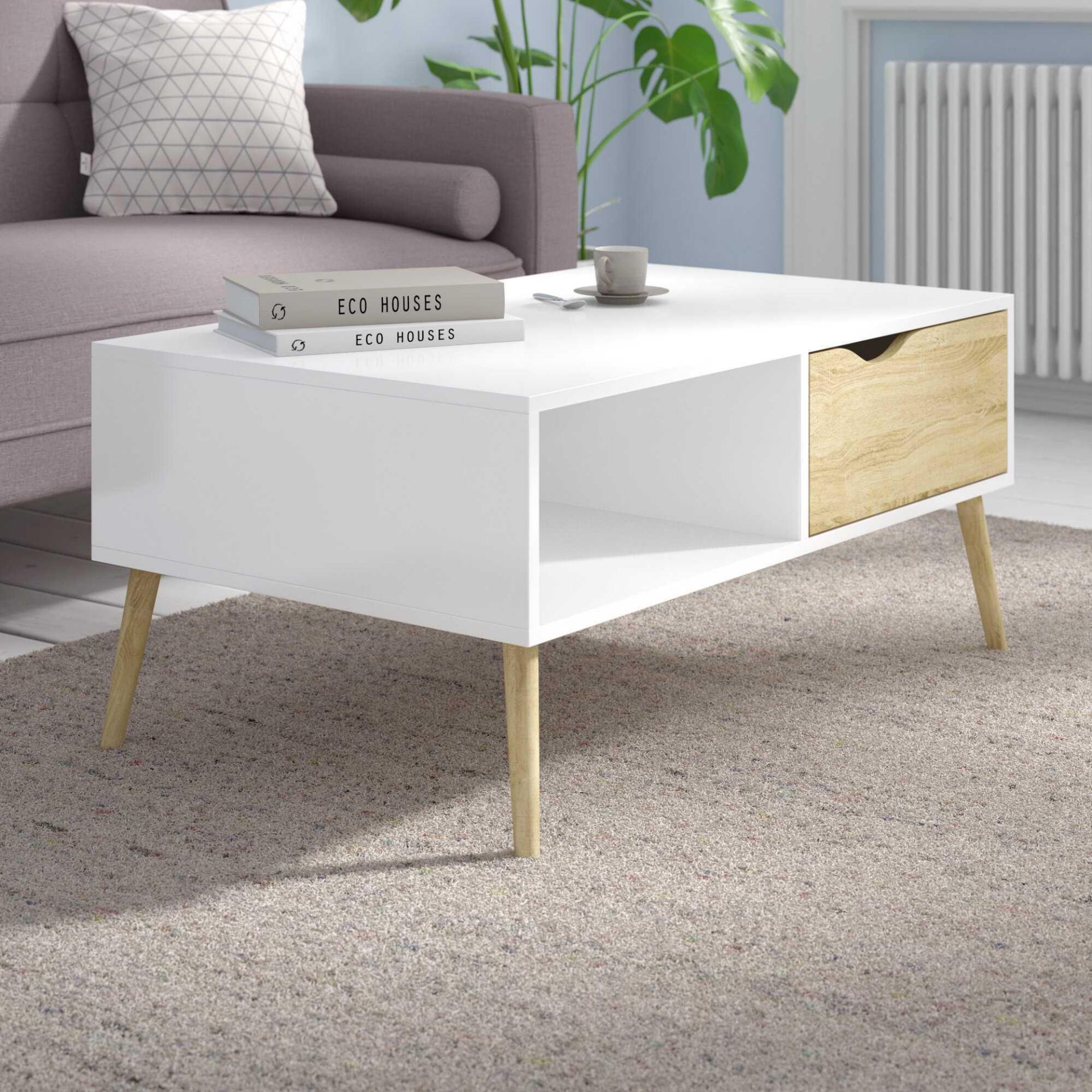 Rrp £70 Darrin Coffee Storage Table