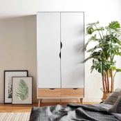 Rrp £185 2 Door 2 Drawer Wardrobe