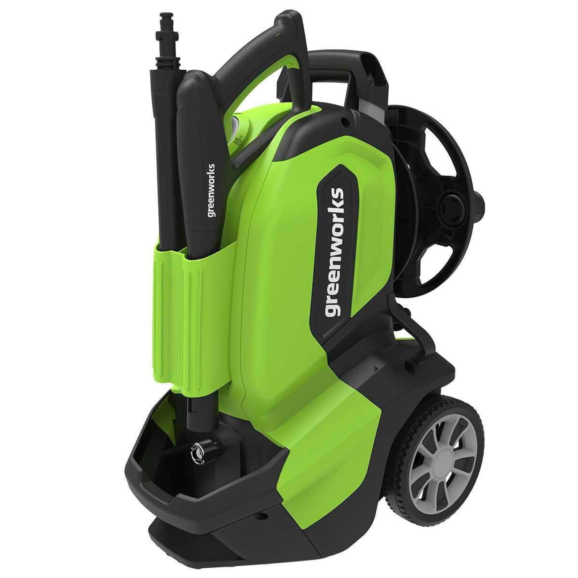 Rrp £180 Boxed Greenworks Electric Pressure Washer