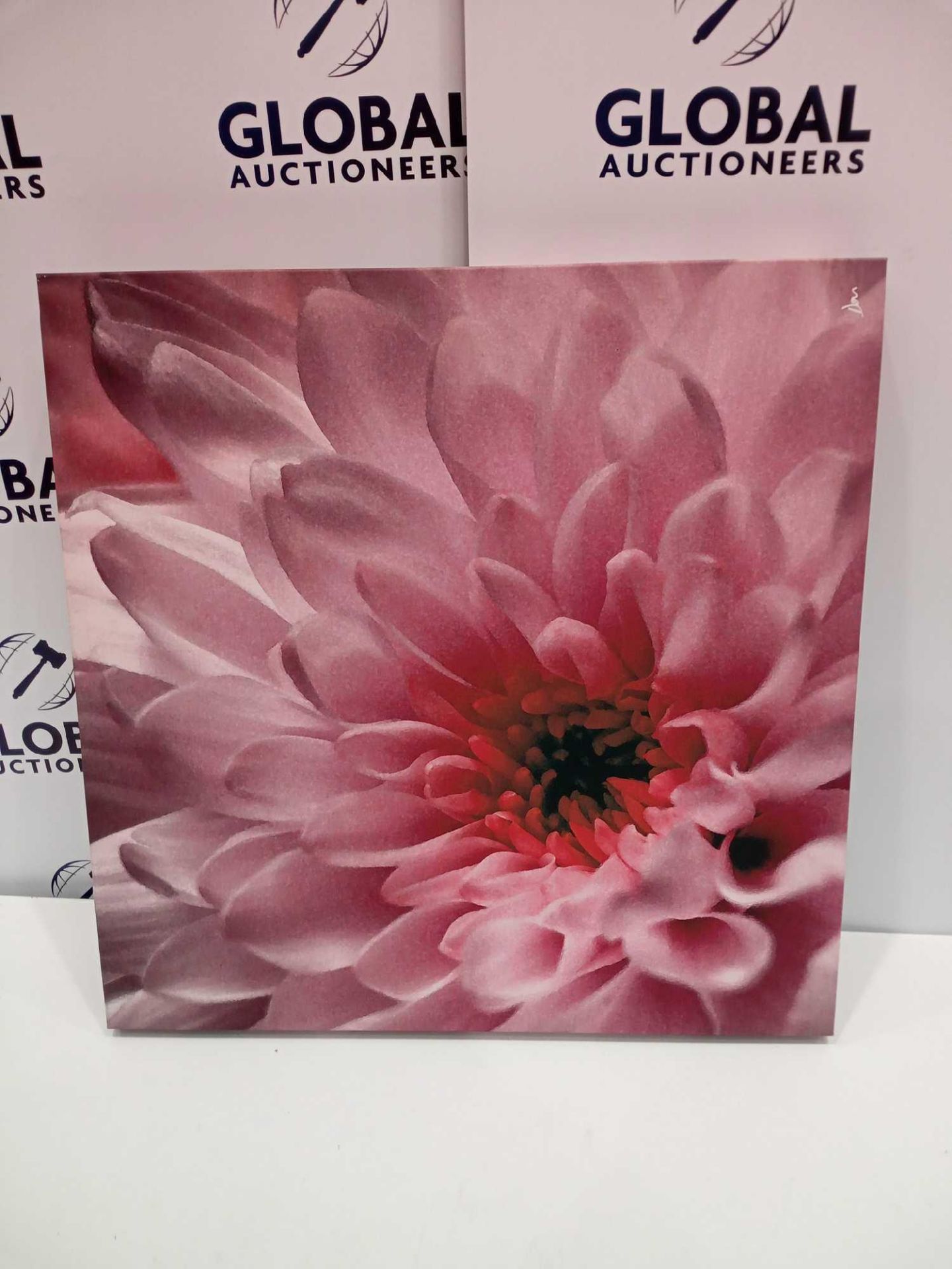 RRP £50 Each Floral Burst Bye Dan Environmentally Friendly Canvas Wall Art Pictures - Image 2 of 2