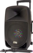 RRP £125 Boxed Party Light And Sound Portable Sound System With Bluetooth Connection