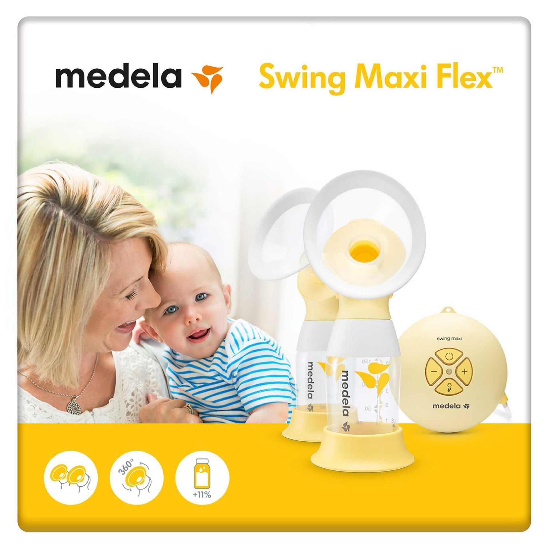 RRP £160 Boxed Medela Swing Maxi Flex Double Electric 2-Phase Breast Pump - Image 2 of 2