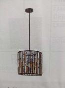 RRP £220 Elstead Lighting Hinkley Gemma Vintage Bronze Designer Ceiling Lights