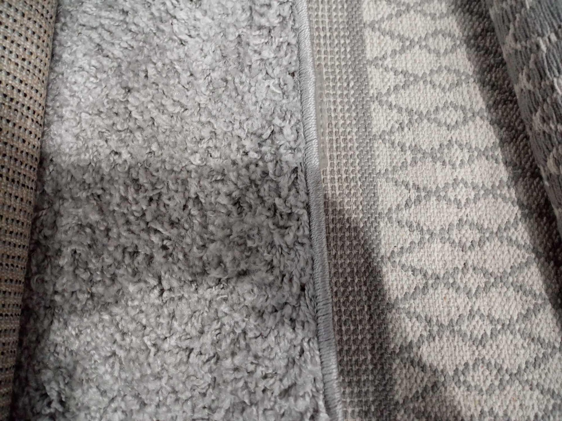 Rrp £40 Each Assorted Small Grey Hard-Wearing Area Rugs - Image 2 of 2