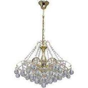 RRP £300 Boxed Mw 8 Light Chandelier