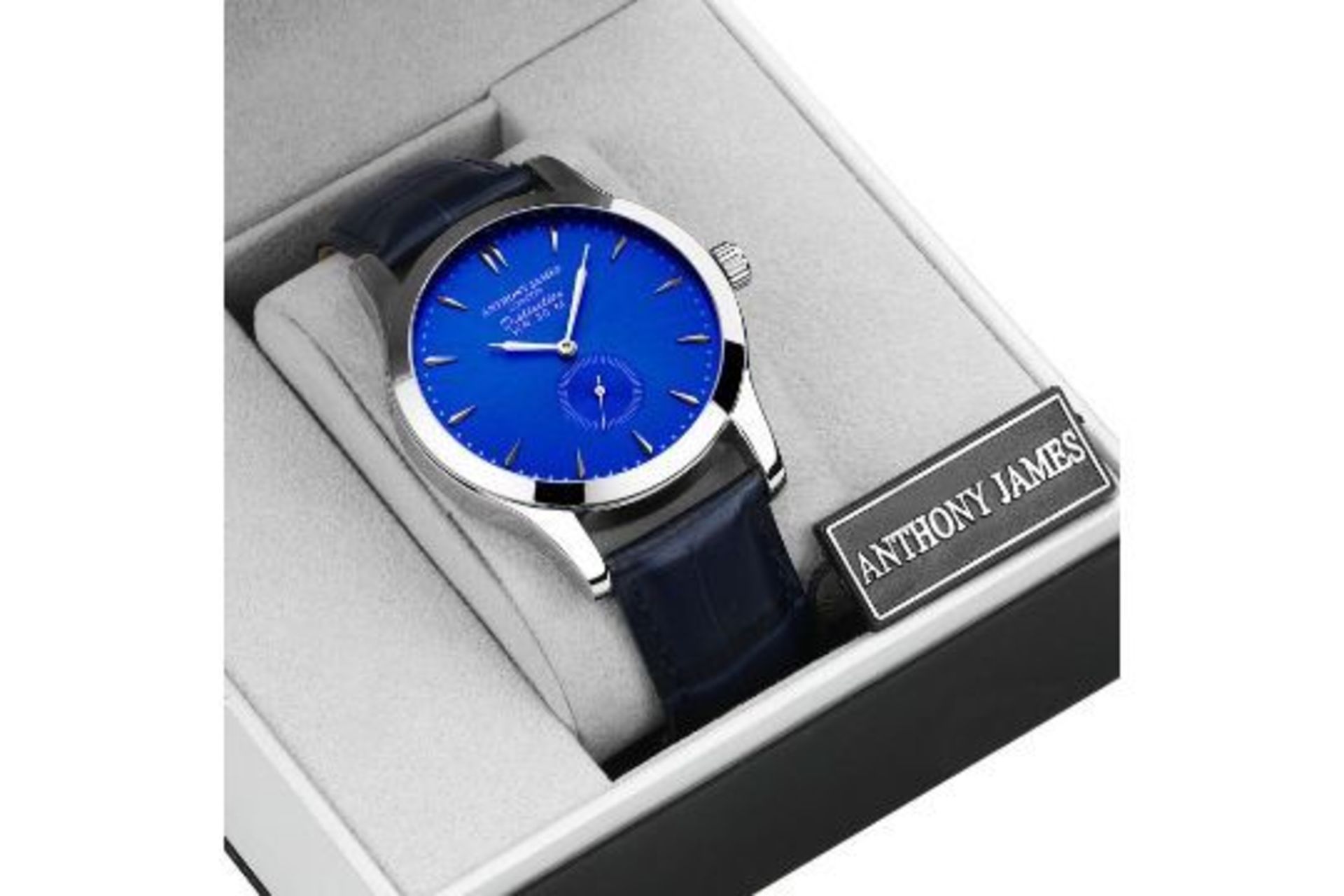 RRP £200 Bohemian Blue Dial Watch Complemented By Steel Teardrop Indices & Smokey Blue High Grade - Image 2 of 2