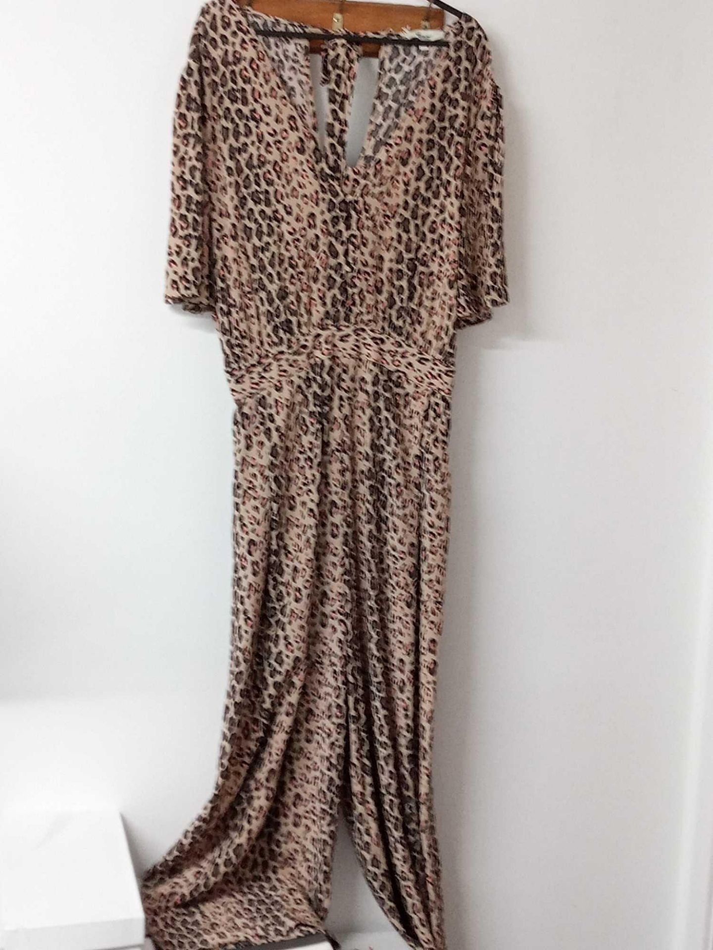 RRP £130 John Lewis Animal Print Playsuit Size 14