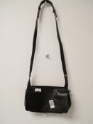 John Lewis Black Handbag With Adjustable Straps(Appraisals Available Upon Request) (Pictures Are For