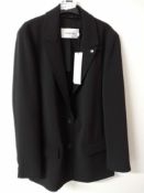 RRP £270 Calvin Klein Black Ladies Blazer Size 10