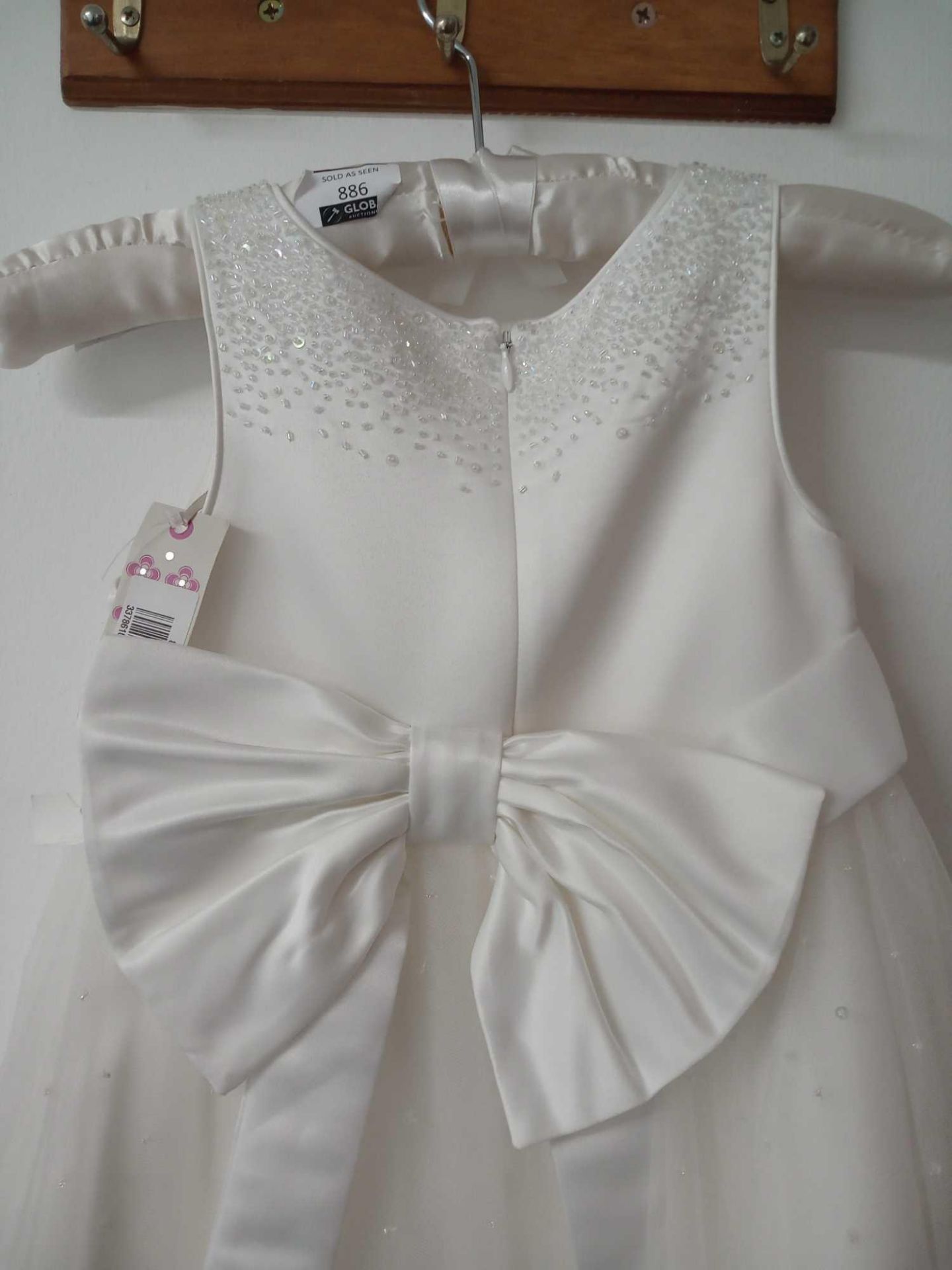 RRP £100 John Lewis Childrens Ivory Fairy Bridal Dress Age 5years - Image 3 of 4