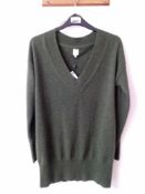 RRP £100 John Lewis Cashmere Green Jumper Size 12