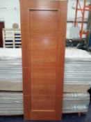 Rrp £4200 Brand New 4 Panel Solid Cherry Hardwood Doors