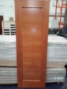 Rrp £2800 Brand New 4 Panel Solid Cherry Hardwood Doors