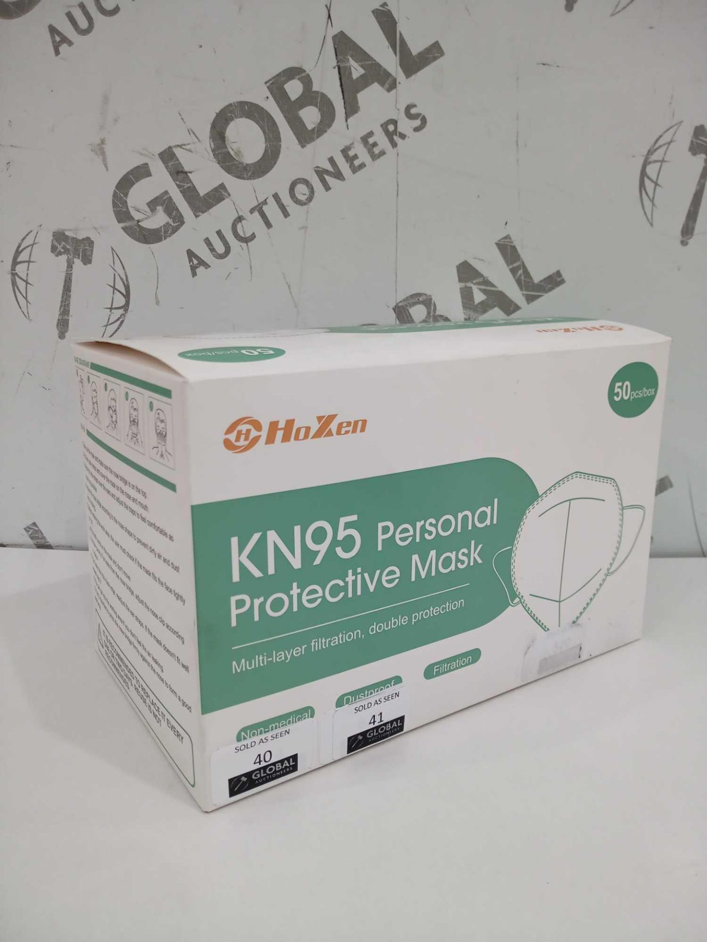 RRP £500 Box Of 50 Kn95 Personal Protective Face Masks