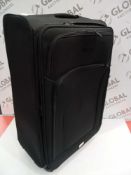 RRP £100 Black John Lewis And Partners 4 Wheeled Luggage Suitcase