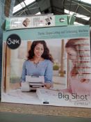 Rrp 170 Boxed Sizzix Big Shot Express Electric Shape Cutting And Bossing Machine