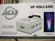 Rrp £130 Boxed Vf Volcano Professional Vertical Fog Machine