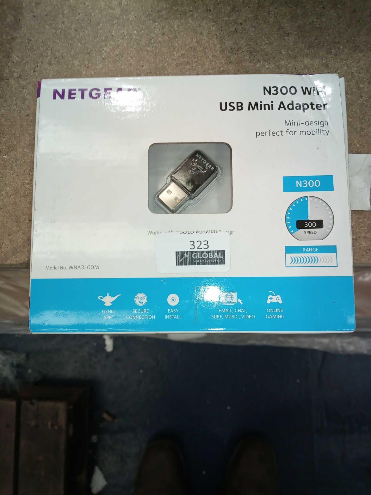 Rrp £80. Boxed Netgear N300 Mini Usb Wifi Adapter.
