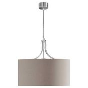 RRP £80 Boxed Mira 1 Light Drum Pendant