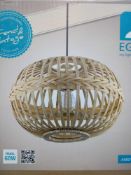 Rrp £80.Boxed Eglo Amsfield Designer Ceiling Light