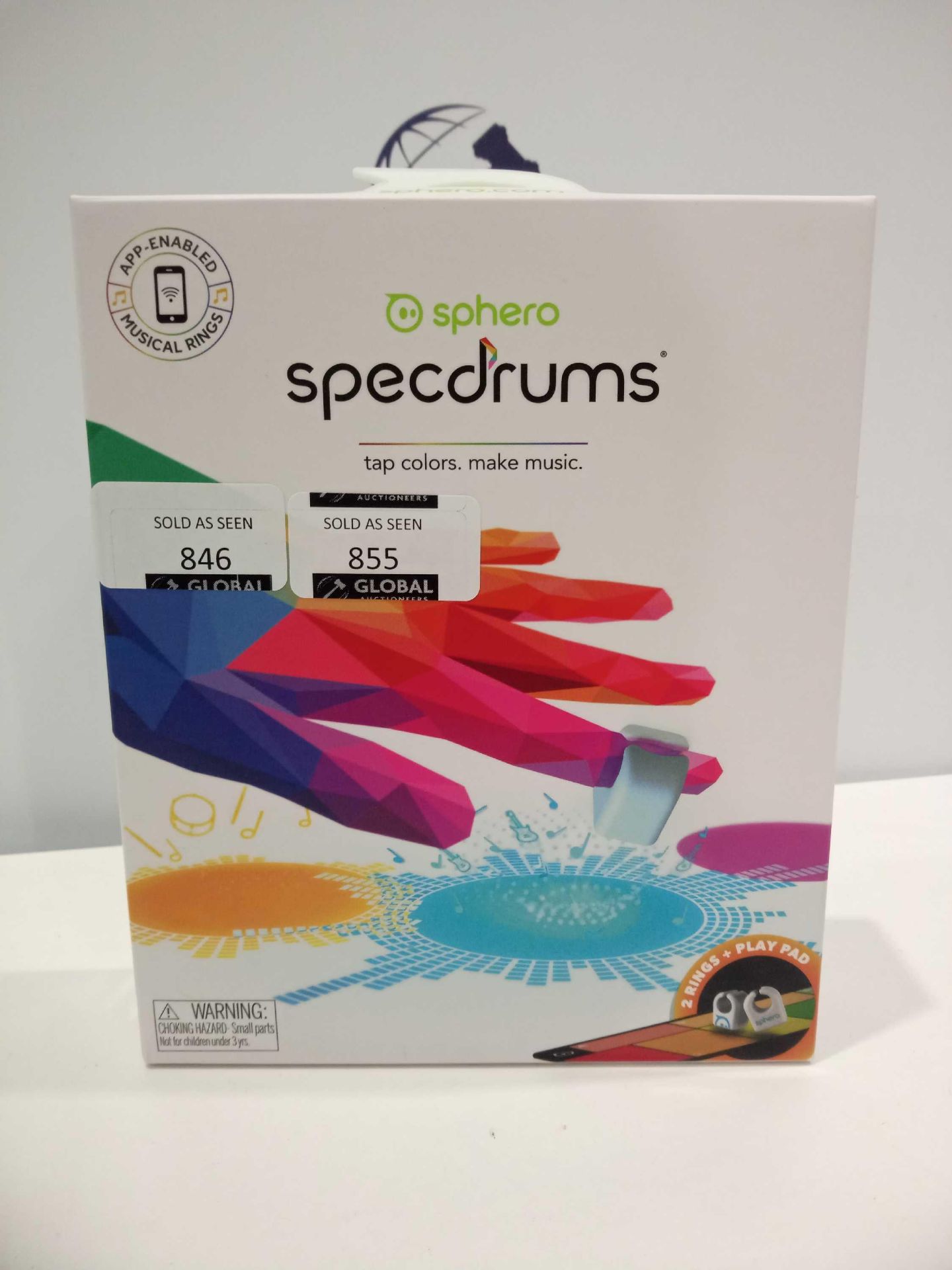 RRP £120 Sphero Spectrum Tap Colours Make Music (2 Rings Plus Play Pad)