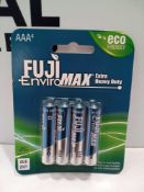 Rrp £30 Brand New Packs Of Fujimax Aaa4 Batteries