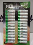 Rrp £180 Brand New Packs Of Fuji Aa Batteries