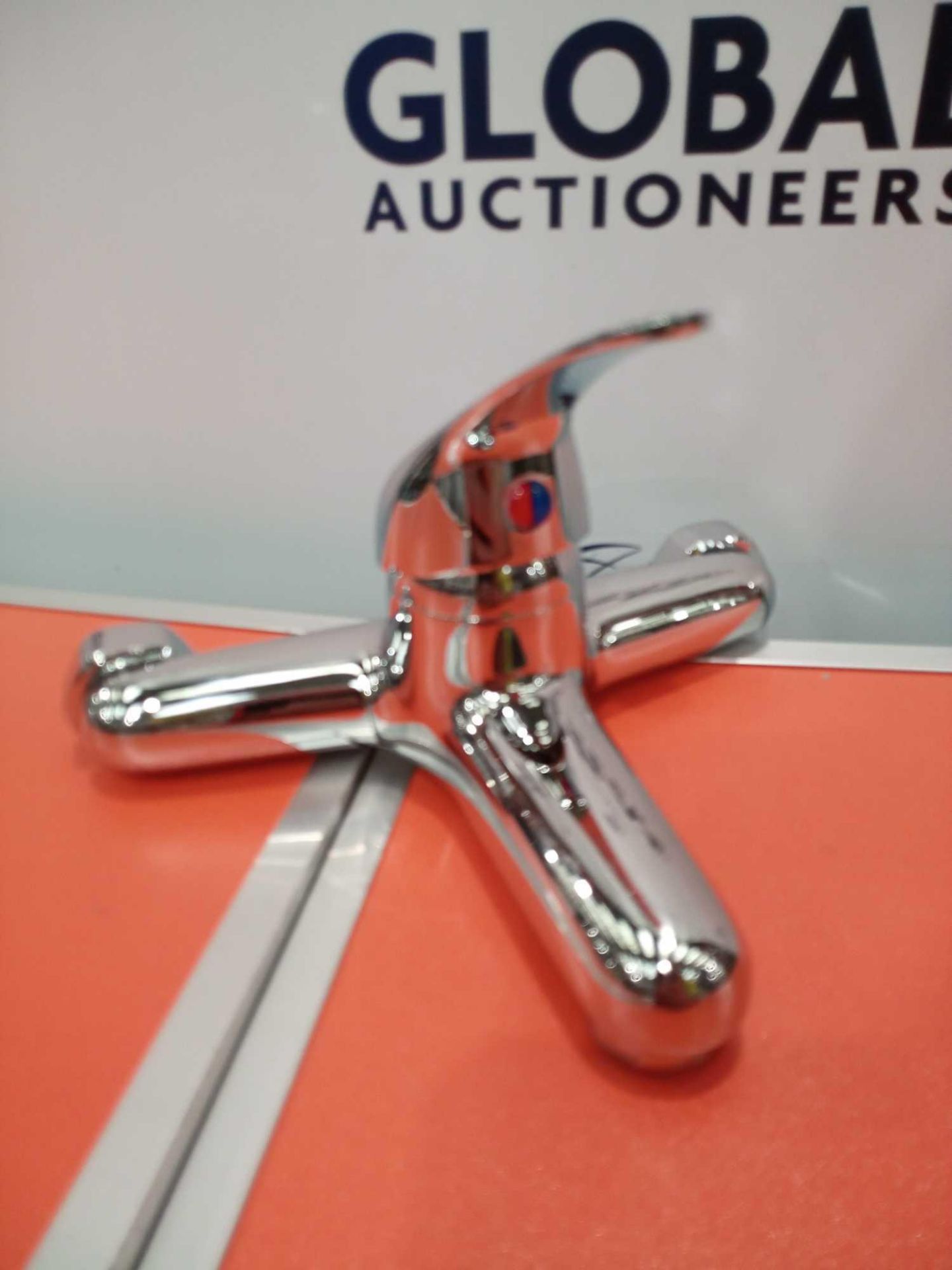 Combined Rrp £160 Lot To Contain 2 Stainless Steel Mixer Taps