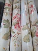 Combined RRP £100 Lot To Contain 4 Sk Filson Chelsea Garden Wallpaper