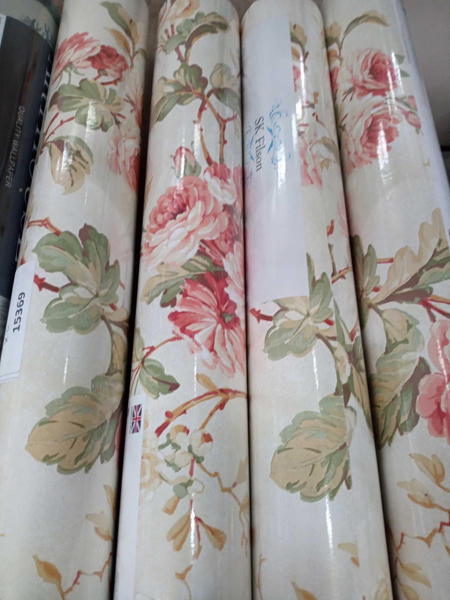 Combined RRP £100 Lot To Contain 4 Sk Filson Chelsea Garden Wallpaper