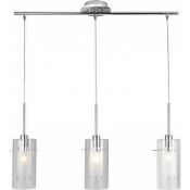 RRP £100 Boxed Duo 1 3 Light Ceiling Bar