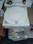 Combined Rrp £90 Lot To Contain 6 White 27Cm Rock Designer Small Plates