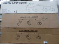 Combined Rrp £150 Lot To Contain 3 Assorted Spot Bar Lights