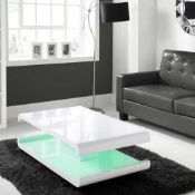 Rrp £400 Led Coffee Table