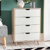 Rrp £70 4 Drawer Chest