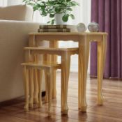 RRP £90 3Pc Nest Of Tables