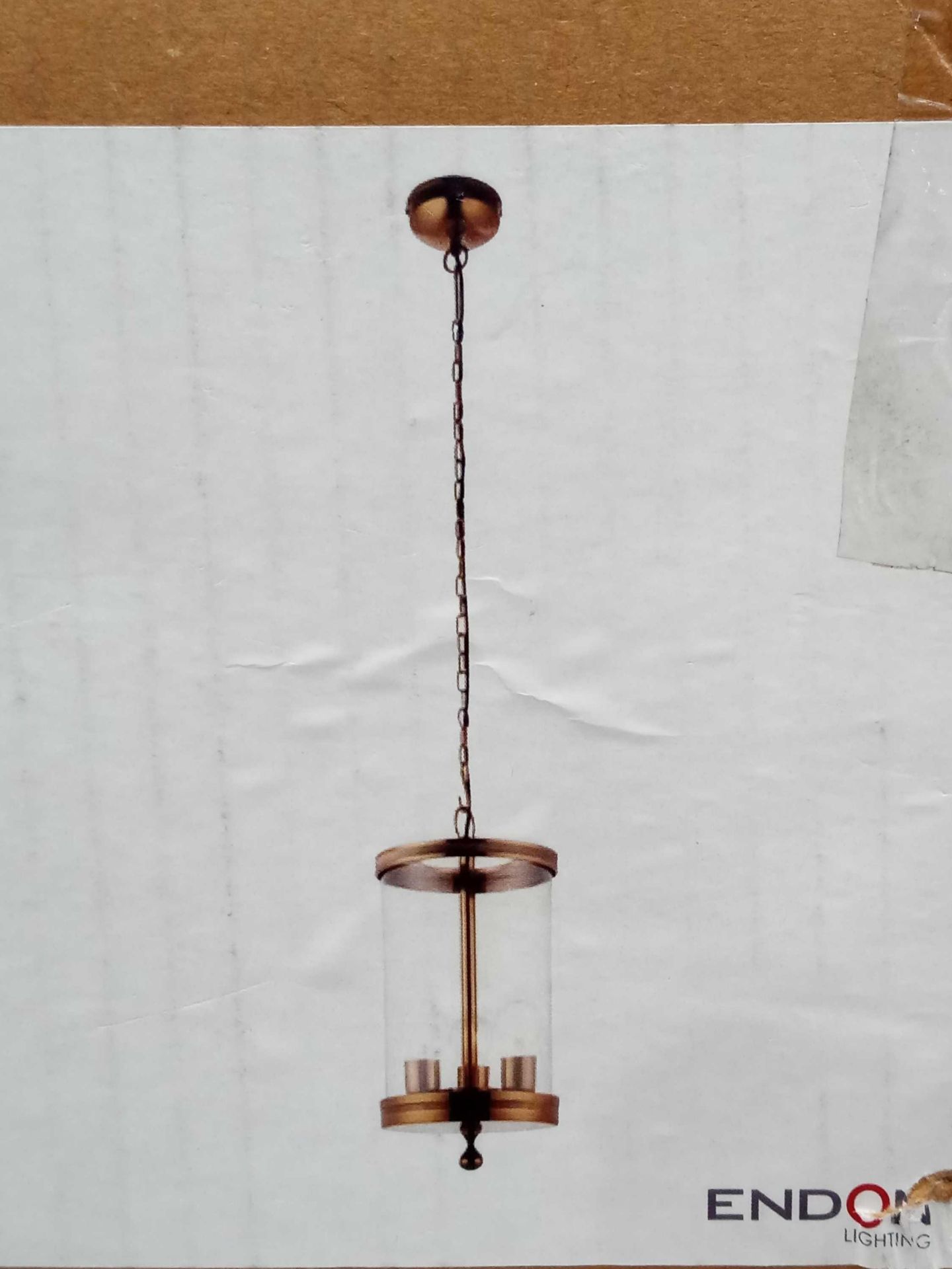 Rrp £150 Endon 3 Light Ceiling Light