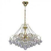 Rrp £200 Boxed Willa Arlo Crystal Glass Chandelier Style Ceiling Light