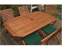 Rrp £150 Boxed Rowlingson Plumley 6-Seater Dining Table