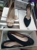 Rrp £75 To £85 Each Boxed John Lewis And Partners Ladies Designer Shoes To Include Size Of 5 Halle