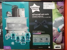 Rrp £90 Boxed Tommee Tippee Advanced Anti Colic Complete Feeding Set