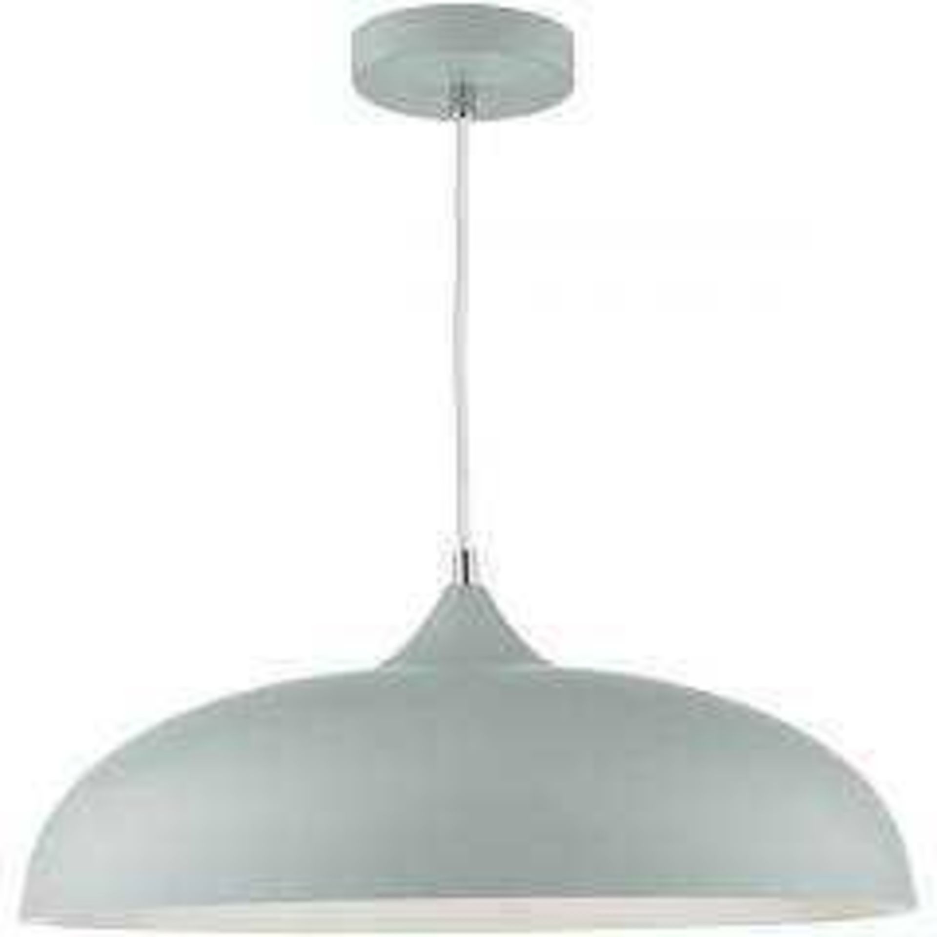 Rrp £80 Boxed Kaelan 1 Light Pendant Soft Matt Grey