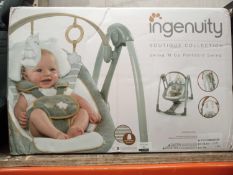 £80 Boxed Ingenuity Boutique Collection Swing And Go Portable Swing Seat