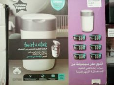 Rrp £50 Boxed Tommee Tippee Twist And Click Sangenic Nappy Disposal System
