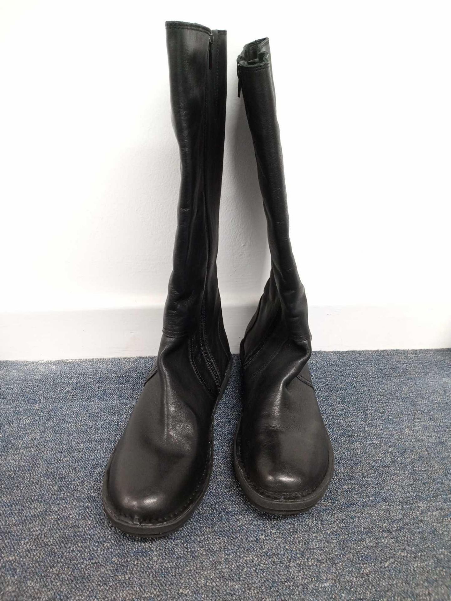 RRP £70 John Lewis Knee Length Black Boots (00100889)