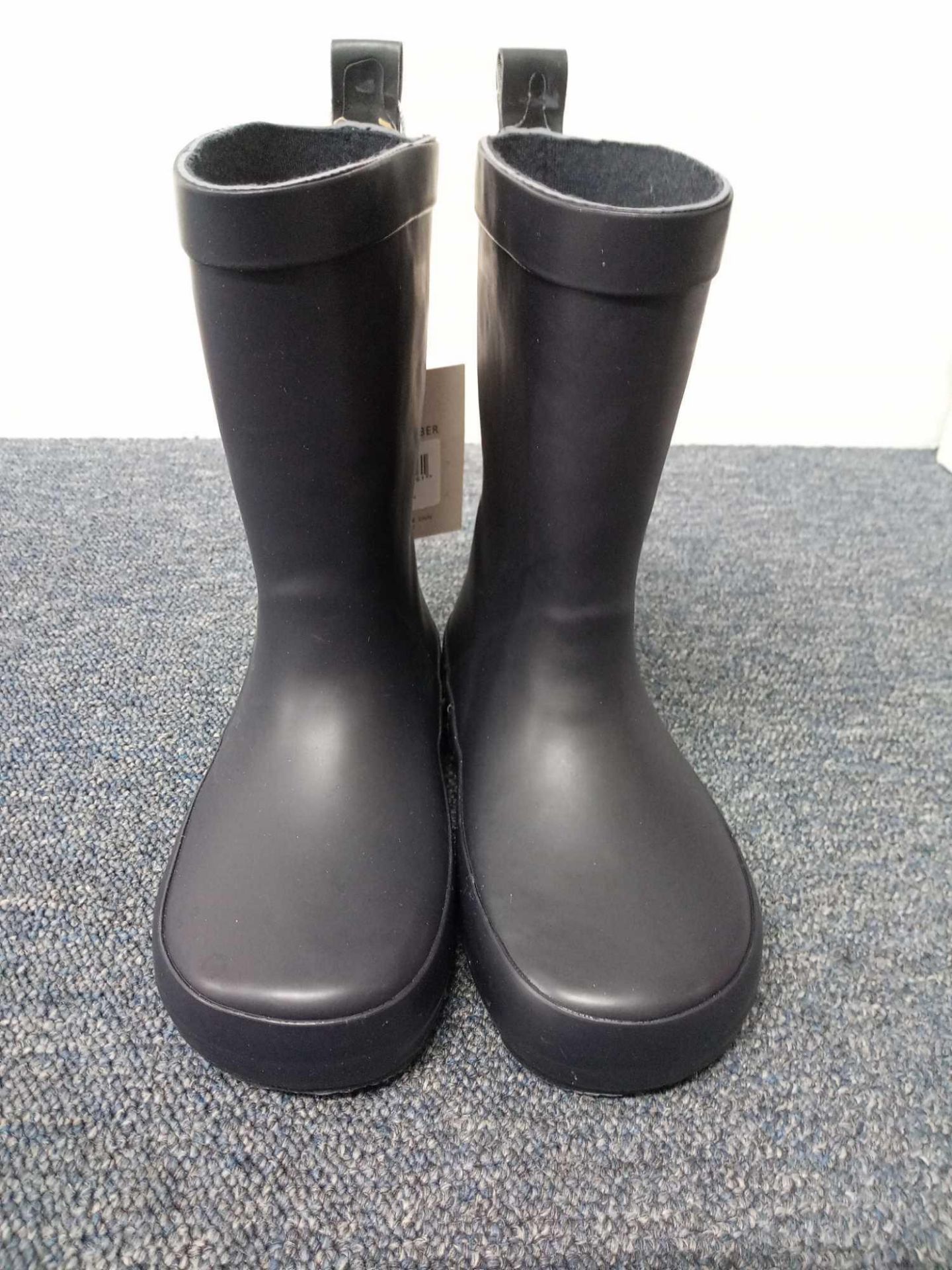 RRP £10 John Lewis Childrens Navy Wellington Boots Size 7 (53005403)