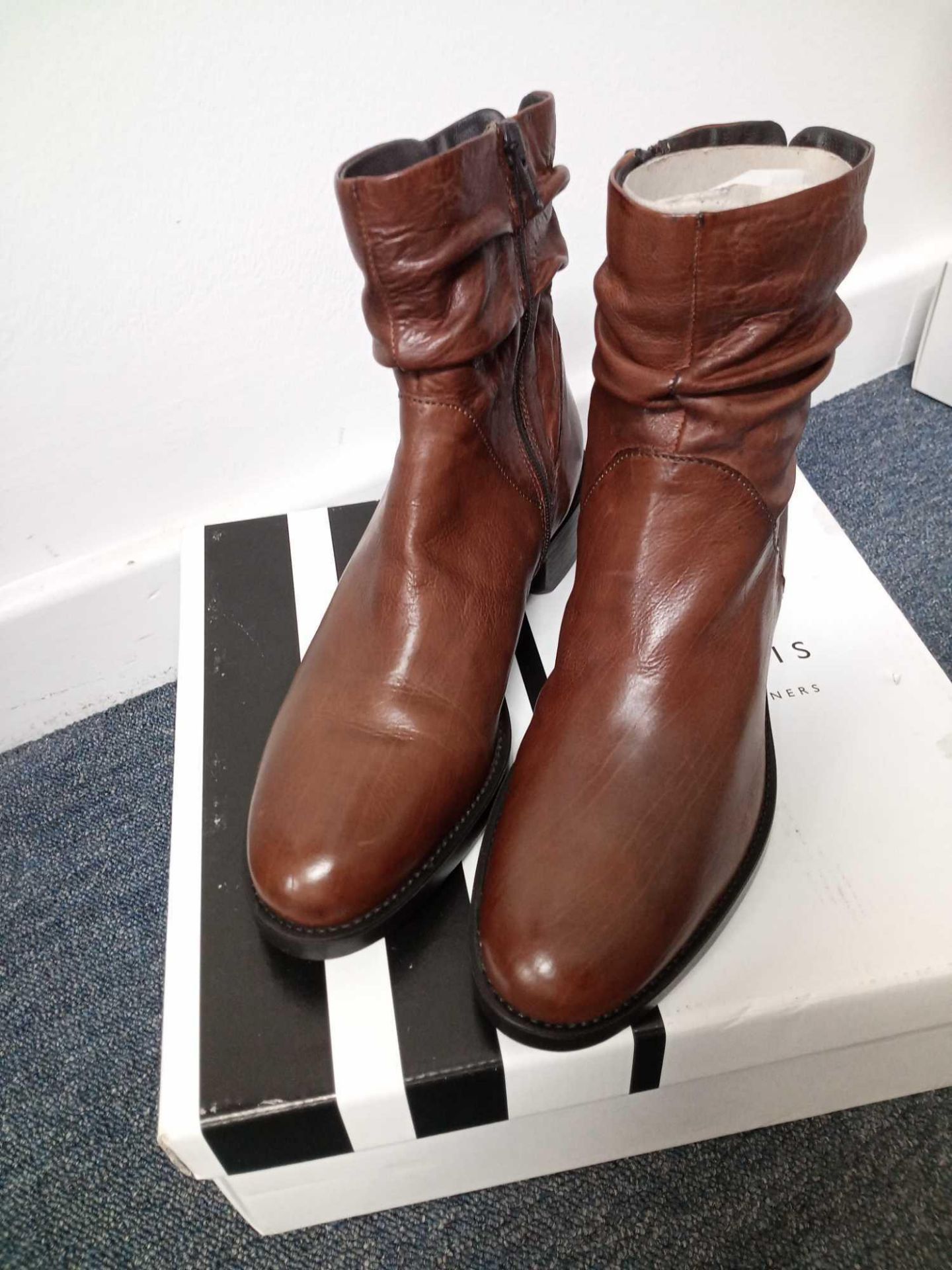 RRP £60 John Lewis Olaf Brown Boots. 1 Size 37 1 Size 38 (2070919)