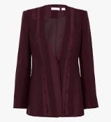 RRP £330 Sass And Bide Oxblood Jacket Size 8